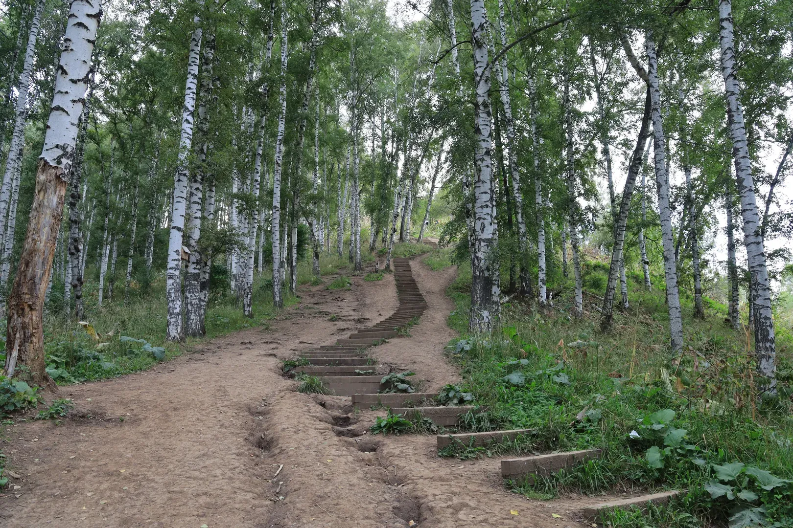 And this is the beginning of the trail if you start from the Ak Bulak bus station. It is mostly stairs and rather steep climbing.