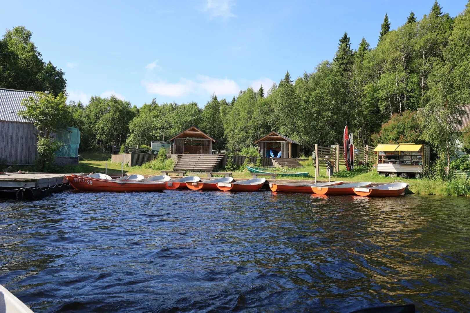 There are a lot of boats to choose from.