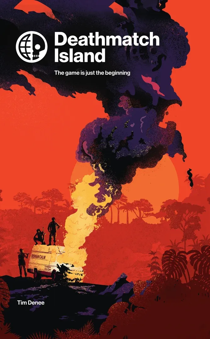 The front cover of the game's PDF.
Deathmatch Island © 2023 Tim Denee and Evil Hat Productions, reproduced for review.